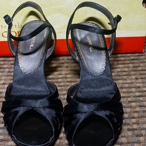 Xappeal Elegant Black Strappy Heels